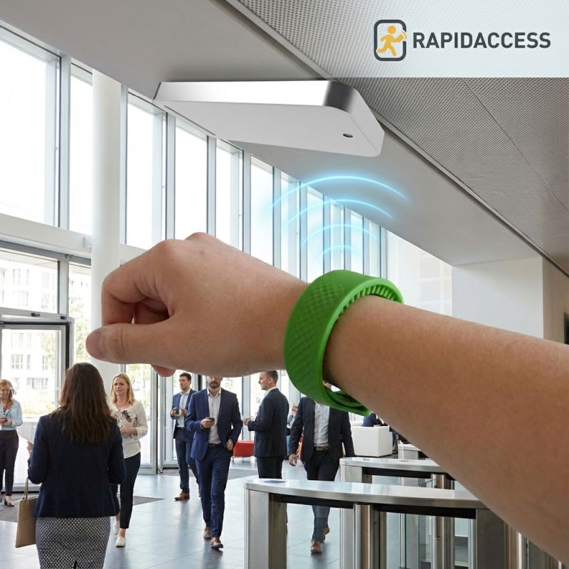 RapidAccess RFID UHF Gen 2 Silicone Adjustable Wristband